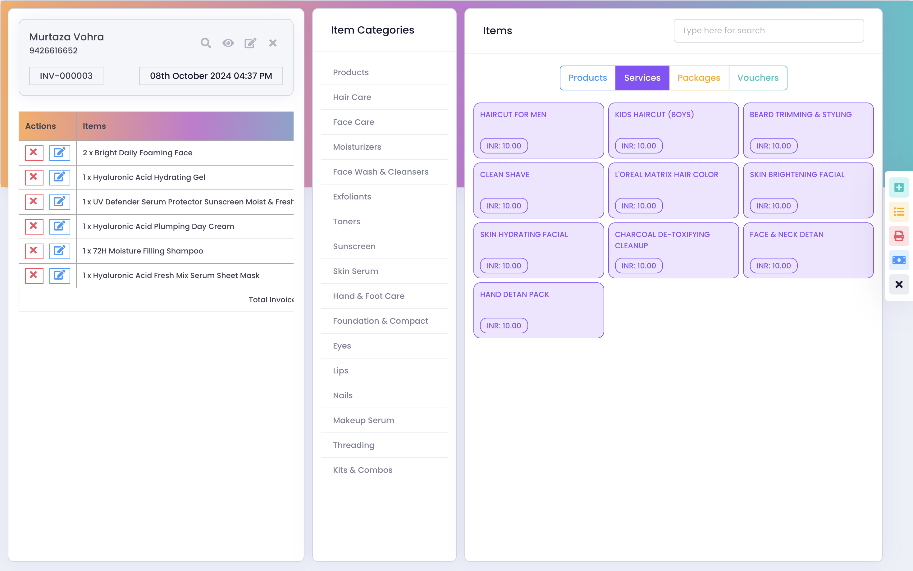 Booking Monk salon &amp; spa software screen 2